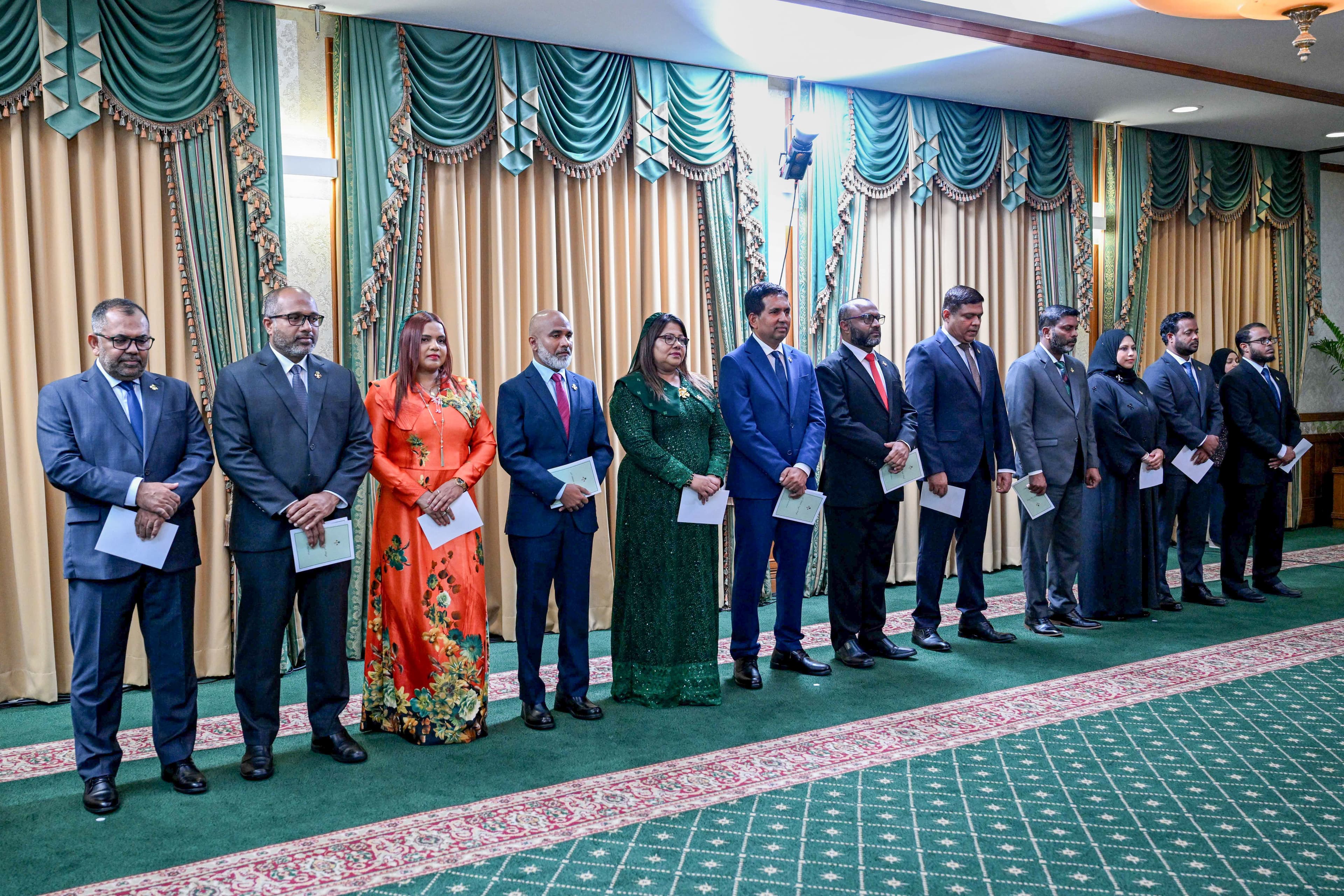 President restructures Cabinet to 15 members, with 12 newly appointed Ministers sworn in
